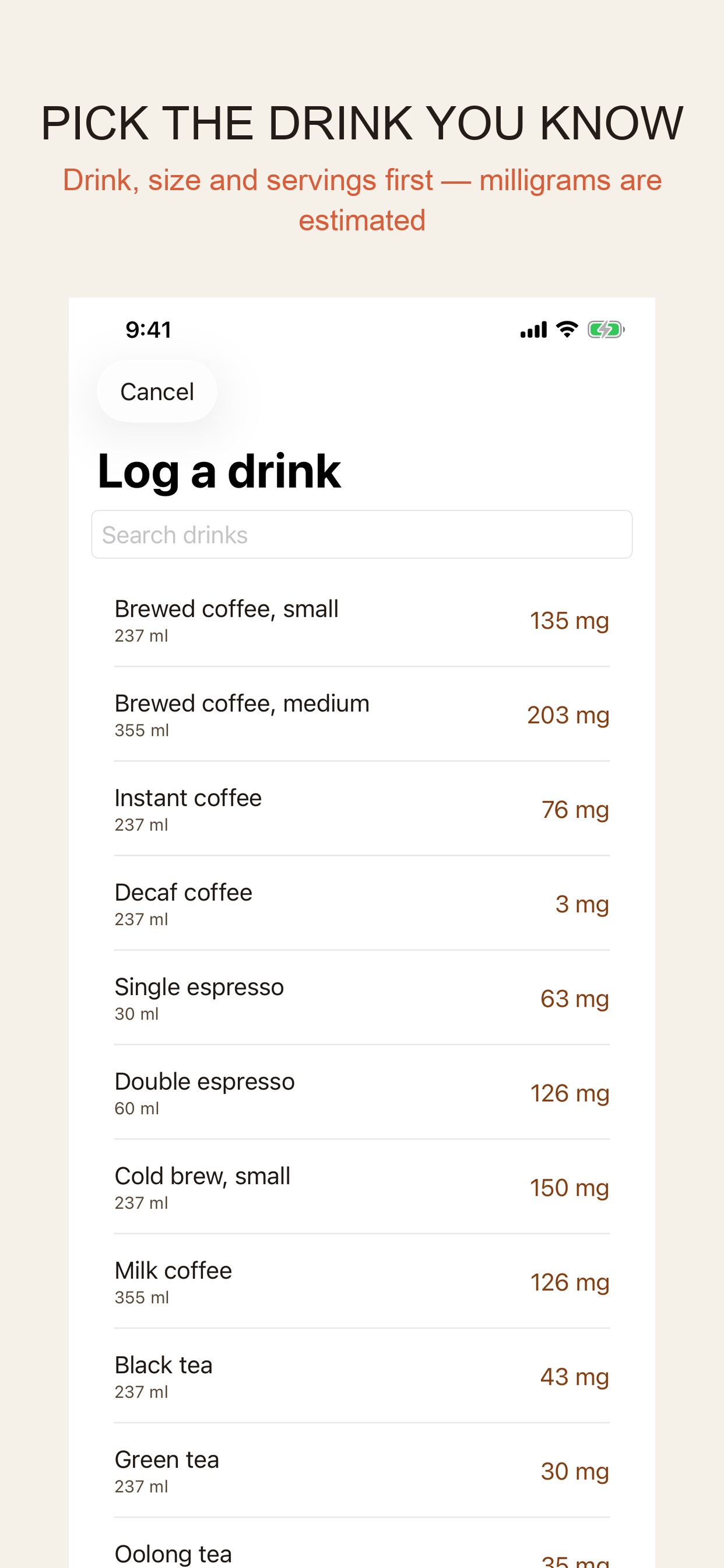Screenshot 2 of CoffeeCut: Bedtime Estimate