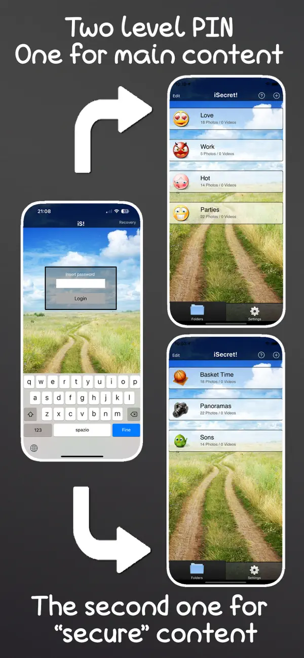 Screenshot #2 pour iSecret! - Protected Photos
