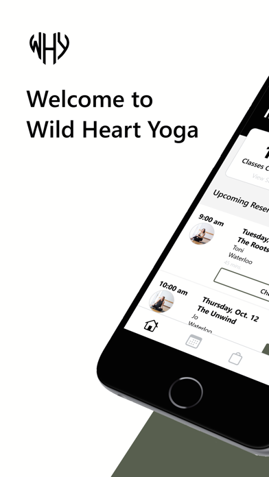 Wild Heart Yoga app screenshot