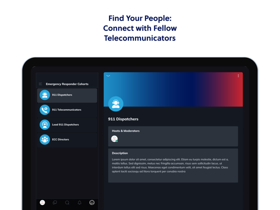Community by RapidSOS iPad screenshot 1 - Social Networking app