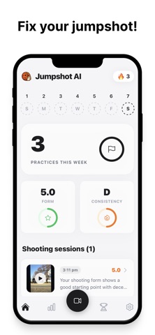 Jumpshot AI: Basketball Coach screenshot