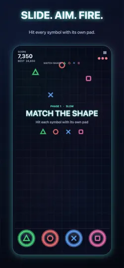 Captura de pantalla de Quadshot en iPhone 2