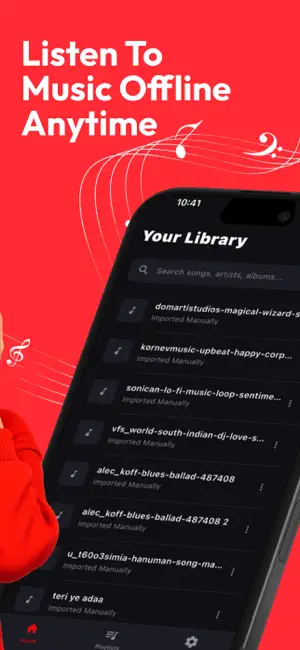 Offline Player for Mp3 Music screenshot 2