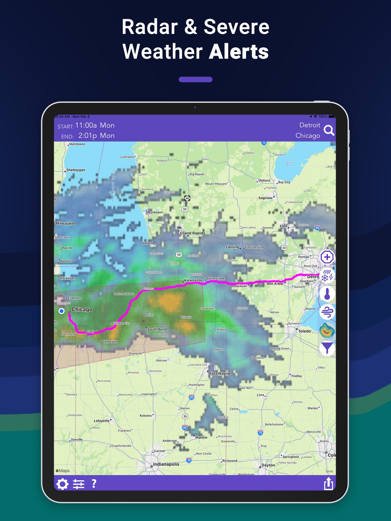 Drive Weather with Live Radar screenshot 5