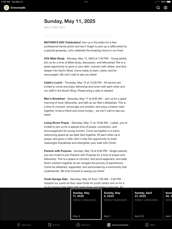 Crossroads of Life iPad screenshot 4 - Lifestyle app