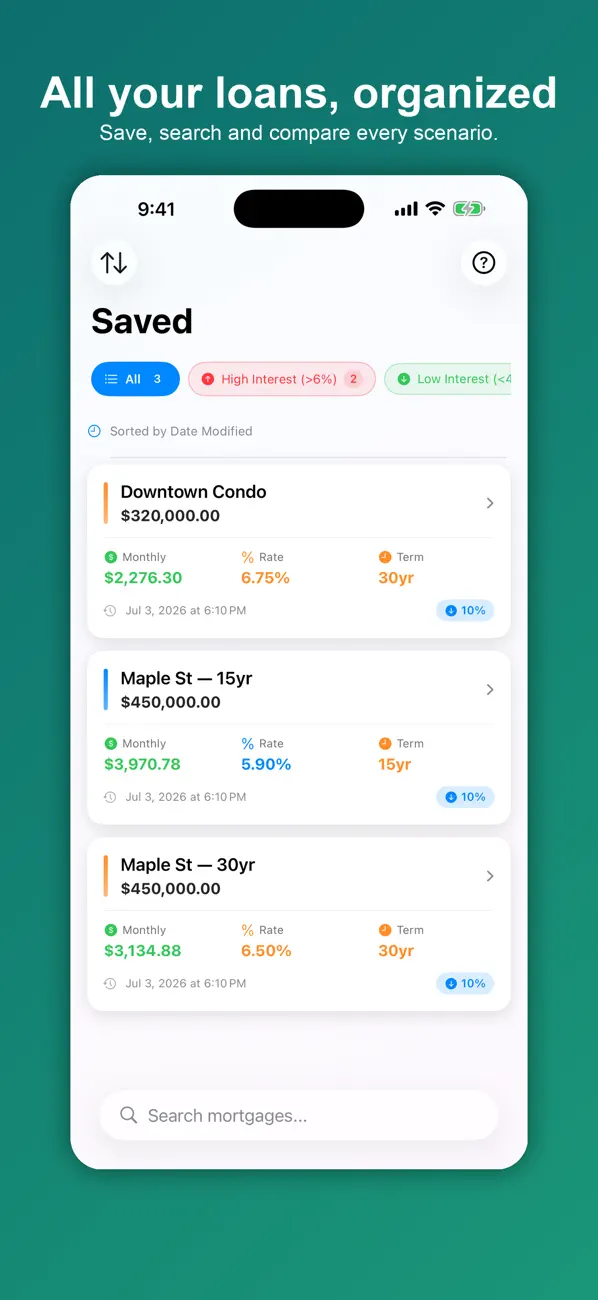 Screenshot #2 pour Easy Mortgages