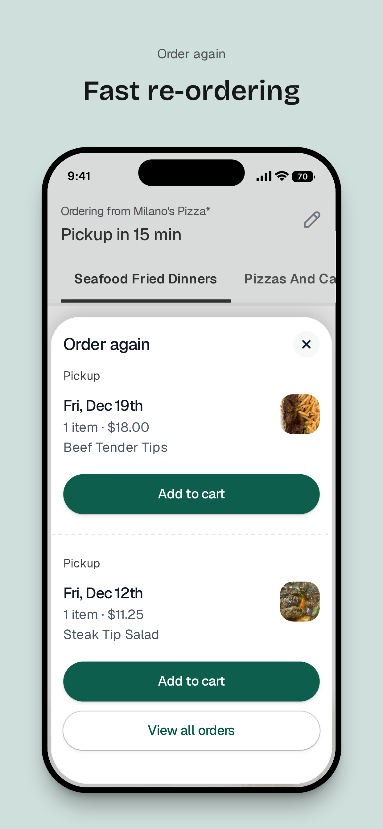 Milano's Pizza To Go screenshot 4
