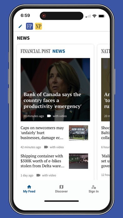 Screenshot #1 pour Financial Post