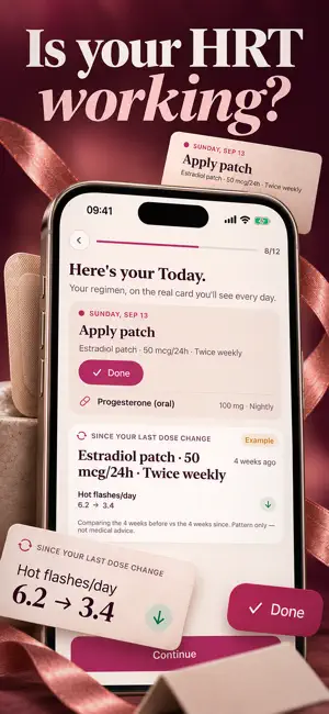 HRT AI: Menopause Tracker screenshot 1