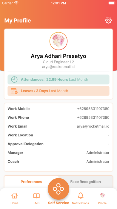 IGHD HRM Screenshot