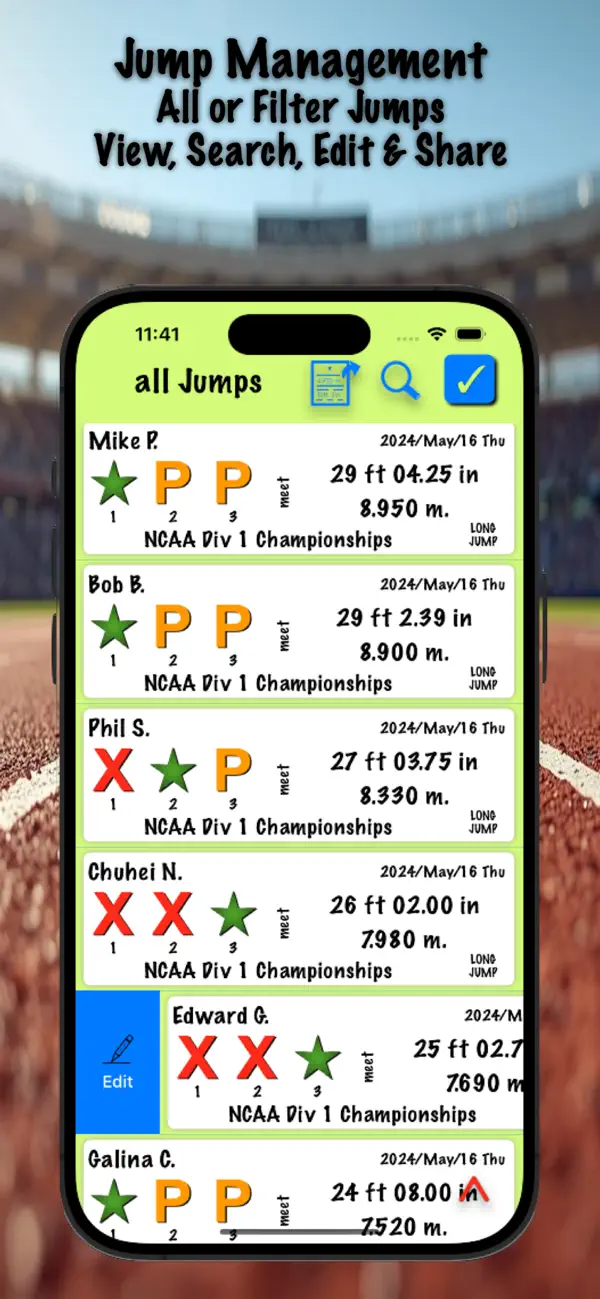 Screenshot #3 pour iJump3 ( Track and Field )