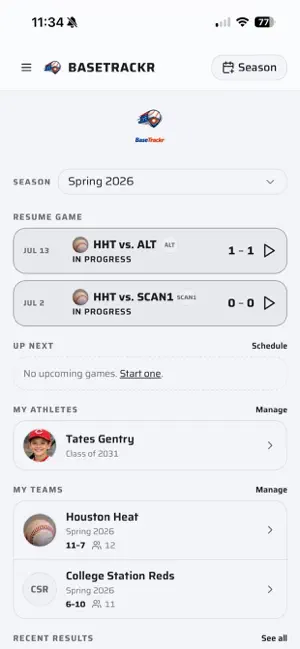 BaseTrackr screenshot 1