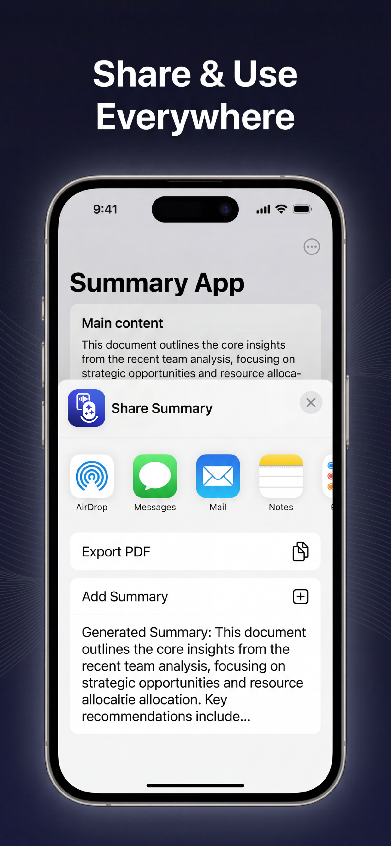Notie: AI Summary & Note Taker screenshot 6