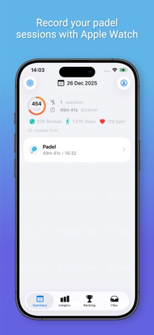 PadelWatch Screenshot 1 of 5