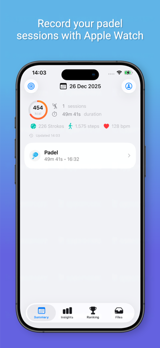 PadelWatch Screenshot 1 of 5