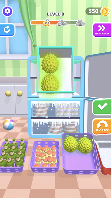 Fridge Organizing Game Screenshot