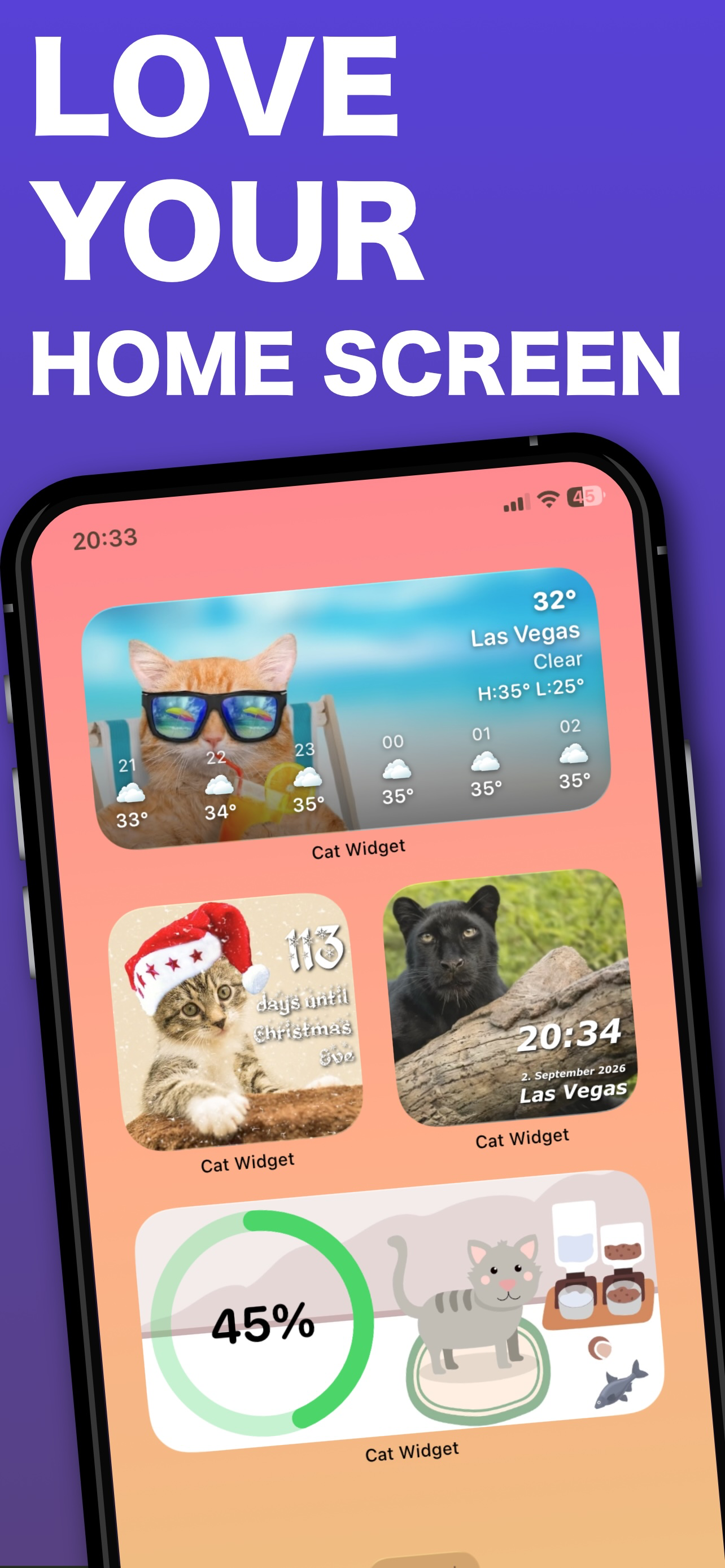Cat Widget - World of Cats screenshot 2