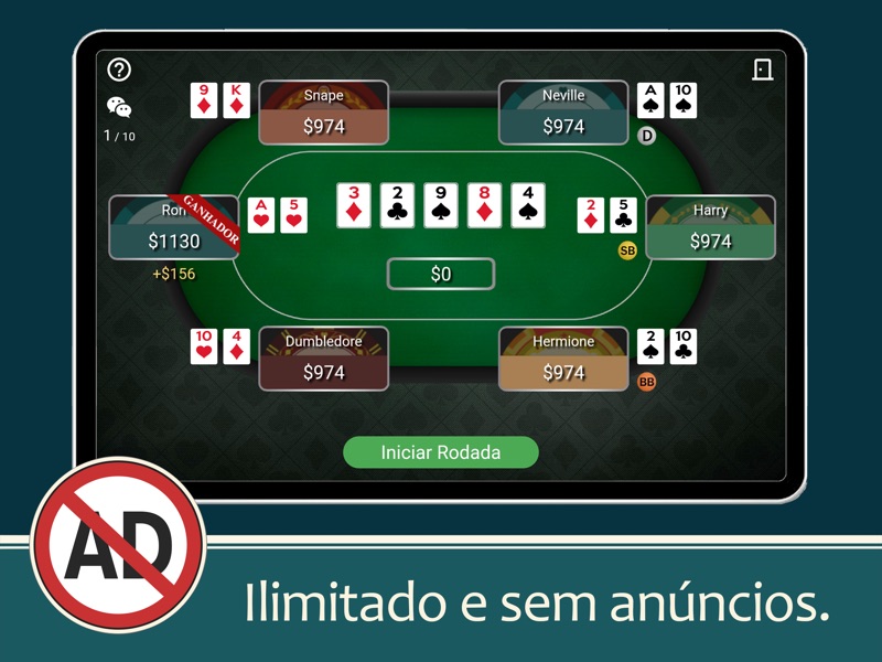 Amigos de Poker - Jogo Online screenshot 10