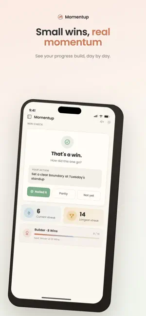 Momentup screenshot 2