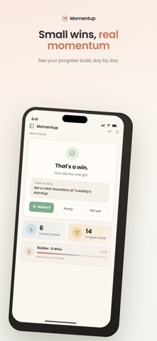 Momentup screenshot