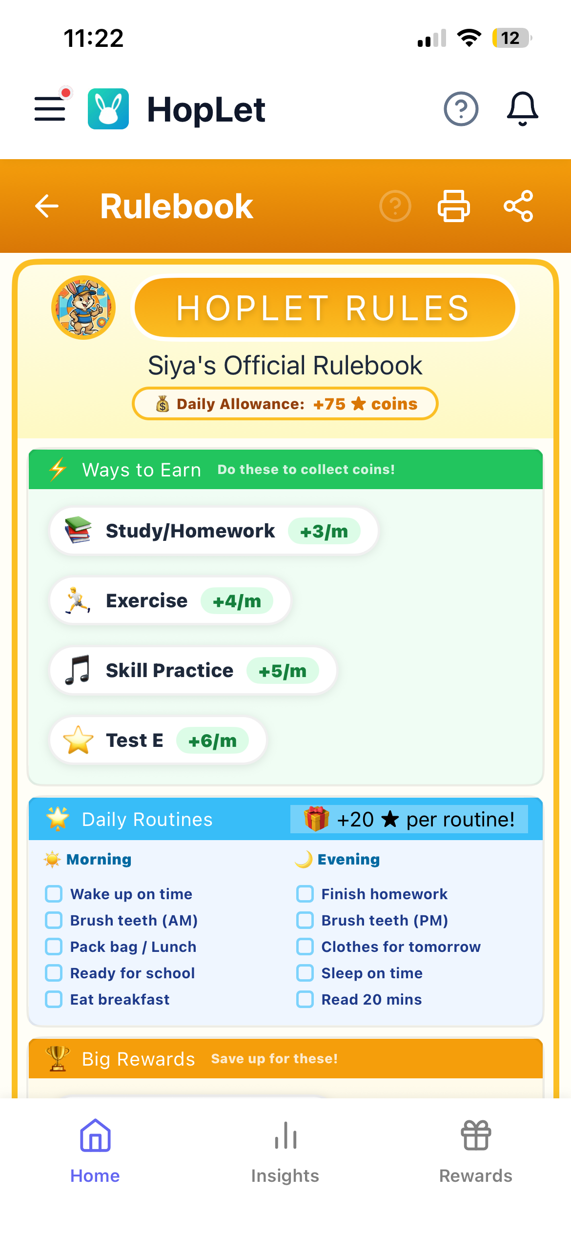 HopLet: Family Behavior System screenshot 7