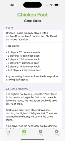 Game Night Score Card Screenshot 6 of 8