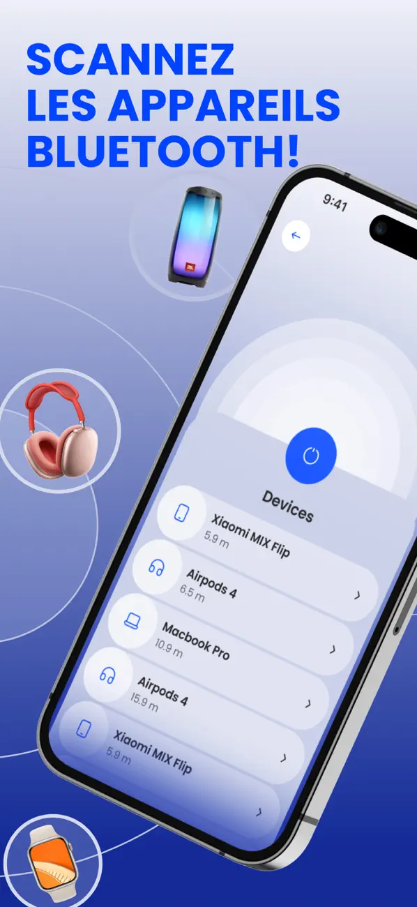 Screenshot #1 pour Bluetooth Scanner: Tag Tracker