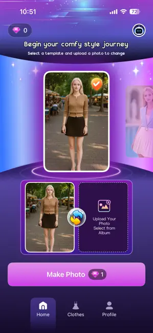 Snuggy AI iPhone screenshot 1