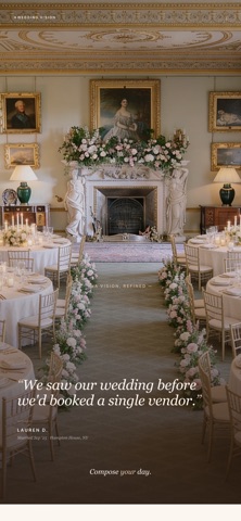 Wedding Vision AI iPhone screenshot