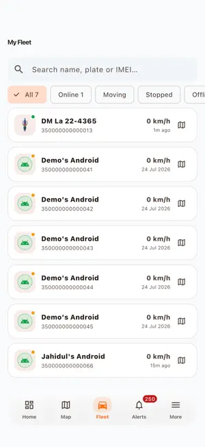 MobiTrack24: GPS Tracker screenshot 3