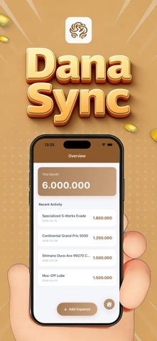 Dana Sync - Bike Expense iPhone screenshot 1