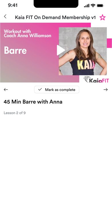 Kaia FIT On-Demand Screenshot