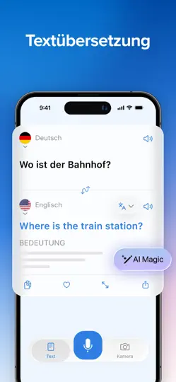 Screenshot von Talk & Translate AI Translator auf dem iPhone 3
