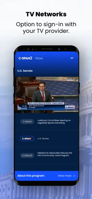 C-SPAN Now iPhone screenshot 4