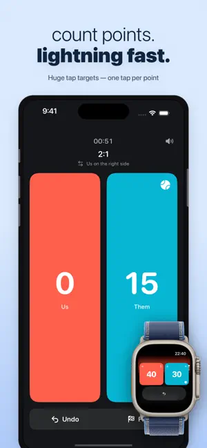 Padel Score Tracker & Stats screenshot 1