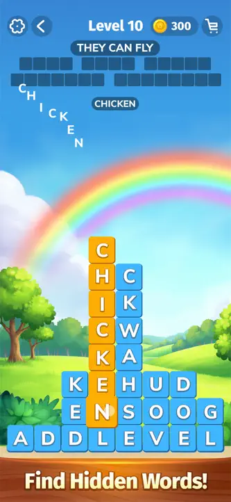 Word Stacks: Swipe Puzzle screenshot 1