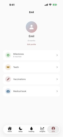 Bebbly - Baby Tracker Screenshot 9 of 10