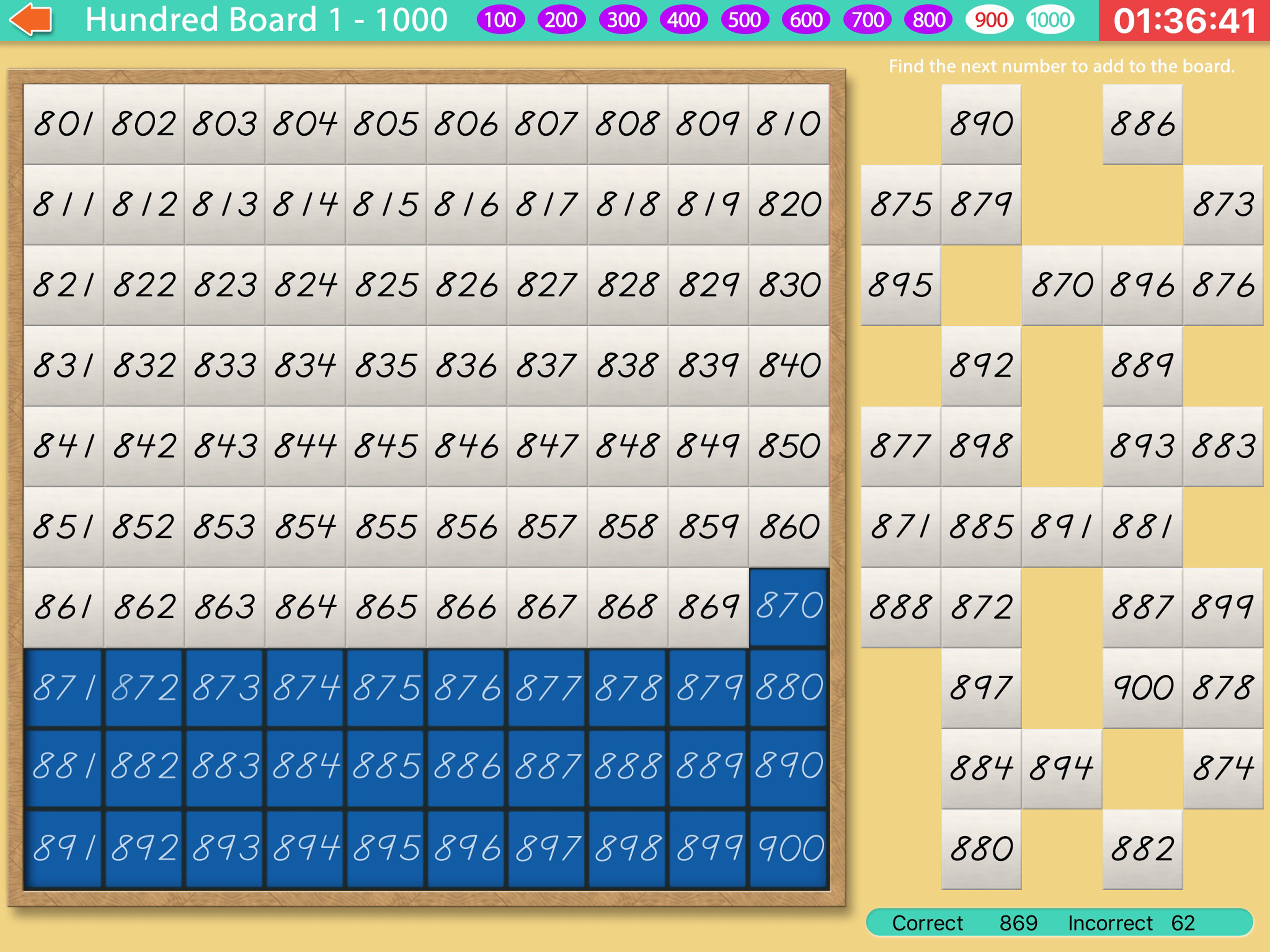 Count to 1000! Montessori Math screenshot 4