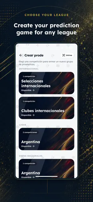 Prode Fútbol 2026 iPhone screenshot 1