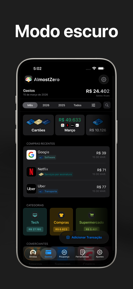 AlmostZero - Controle Dívidas screenshot 10