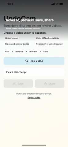 UndoCam screenshot