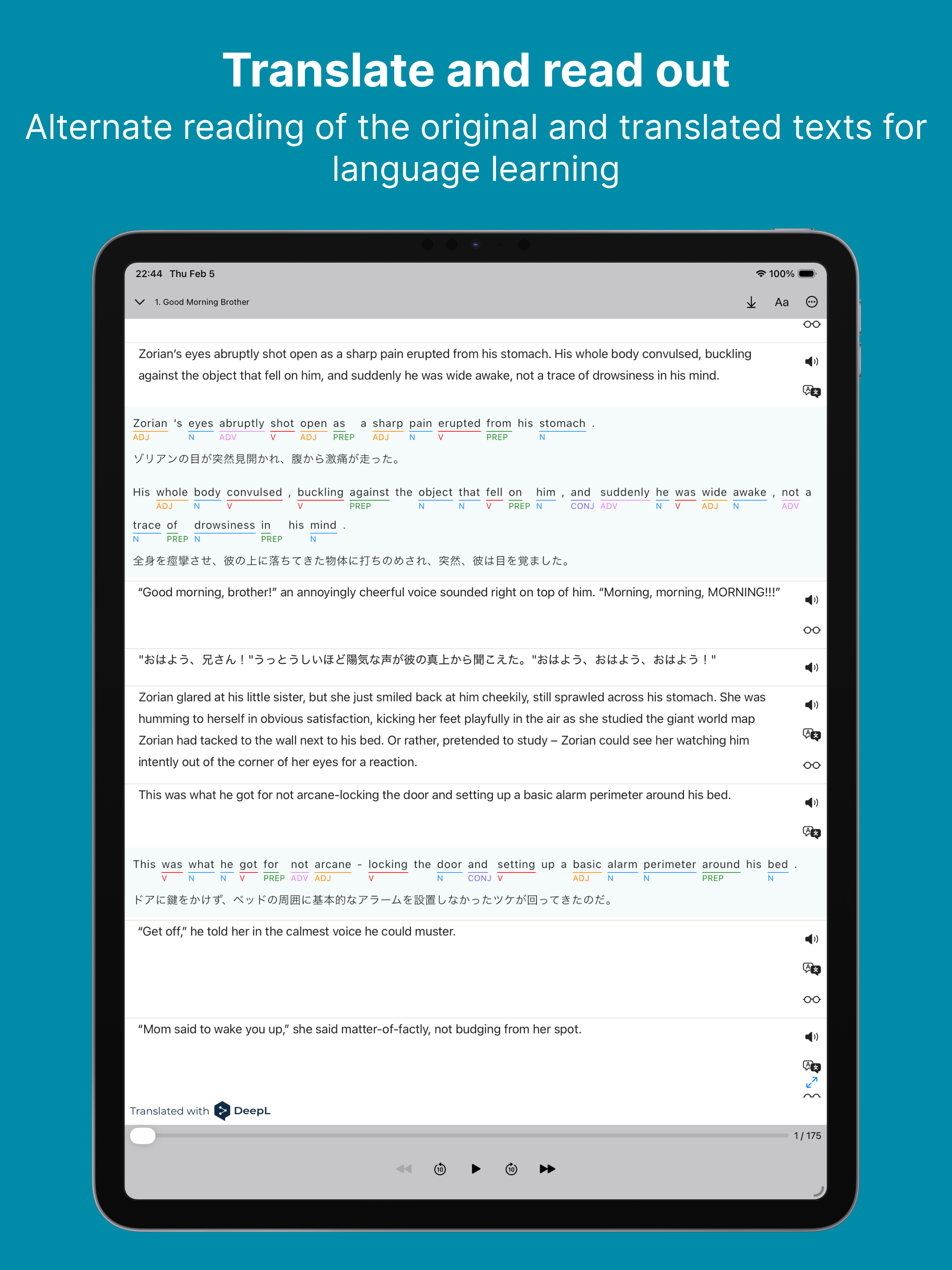 NovelVoice - Novels read aloud