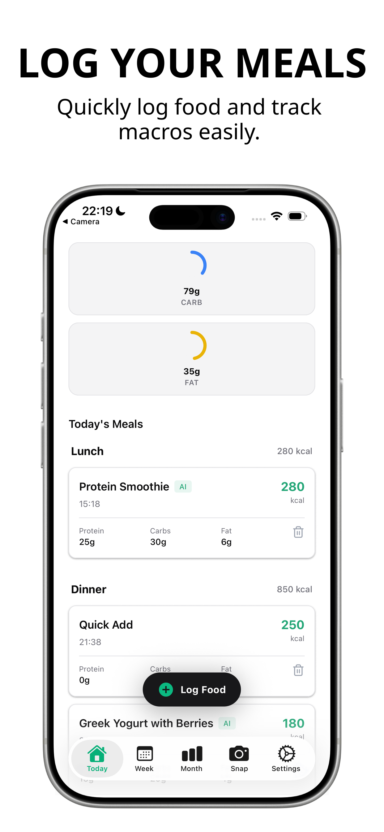 AI Calorie Counter - Foodie screenshot 2