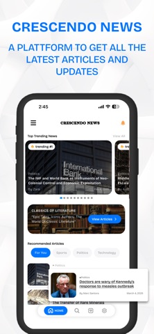 Crescendo News Screenshot 1 of 6