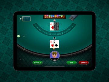 Blackjack 21 : Cards Game iPad screenshot