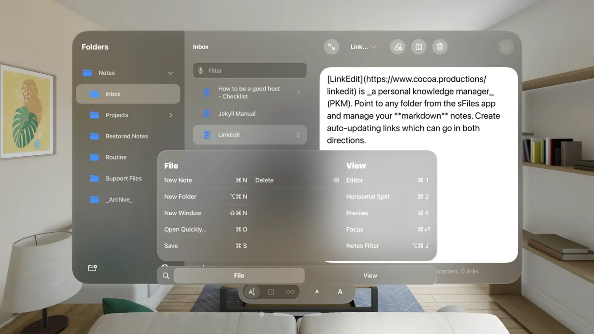 LinkEdit screenshot 3