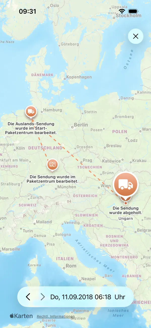 Parcel - Delivery Tracking Screenshot 5
