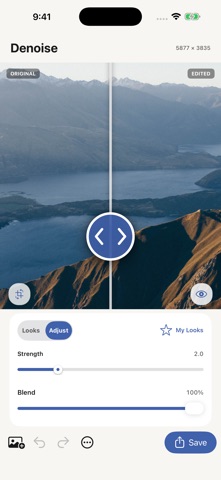 Denoise Me app screenshot
