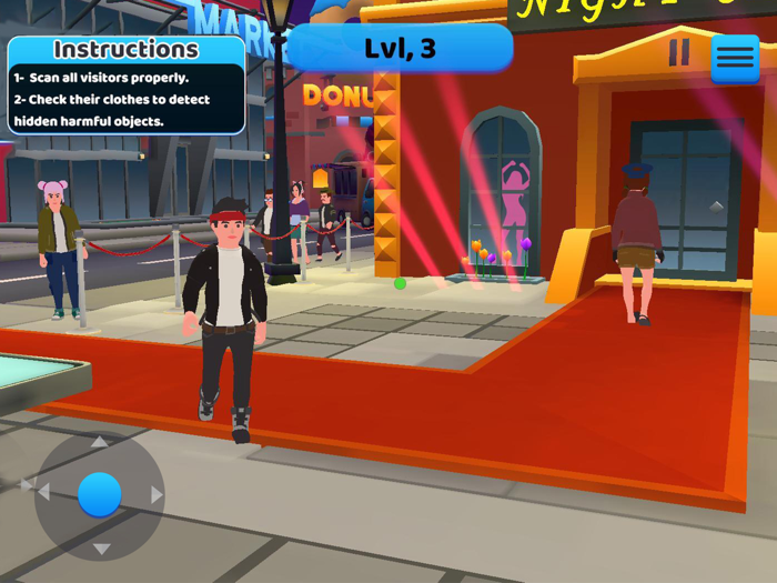 Party Club Security Game