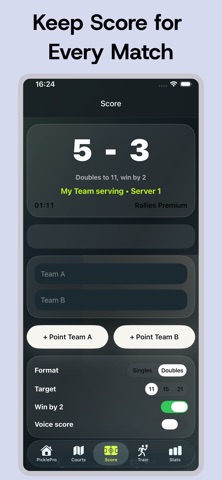 PickleBall Pro:Courts & Scores screenshot